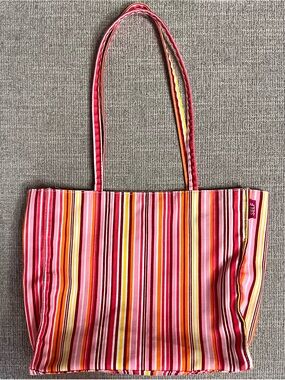 Self Striped Mini Tote Bag